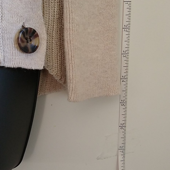 Tahari Button-Sleeved Sweater - Picture 10 of 12